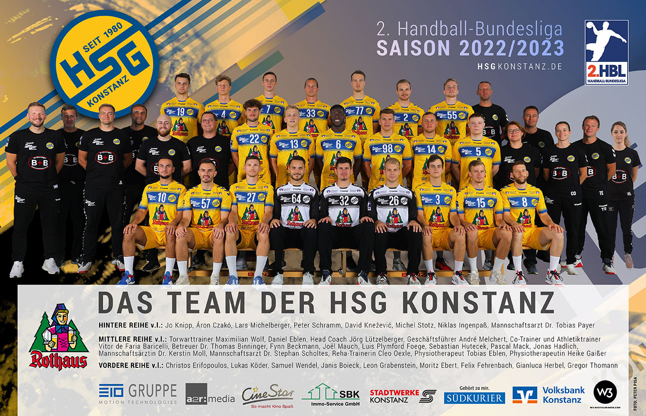 Mannschaft der HSG Konstanz